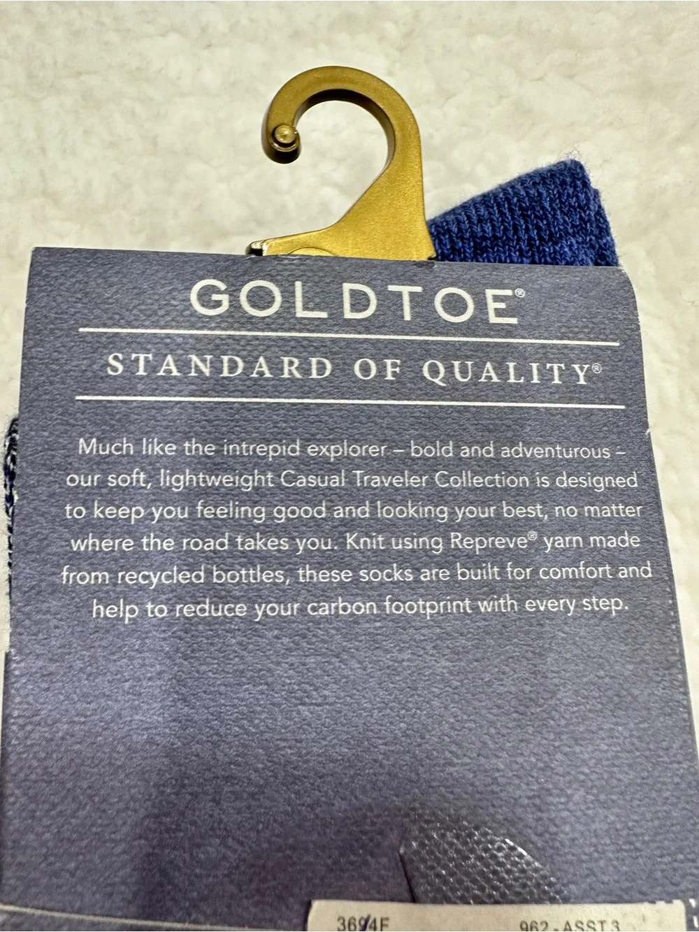 Gold Toe Casual Traveler Men's Crew Socks